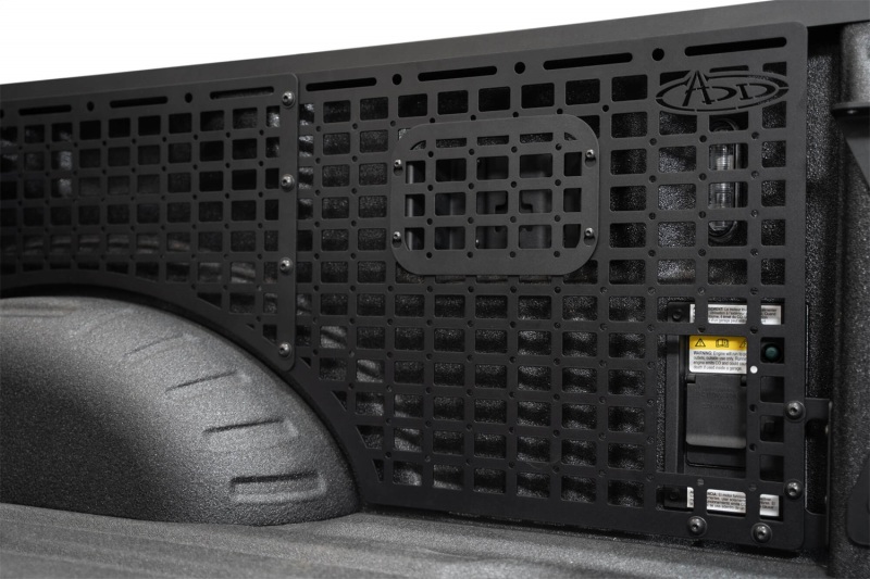 Ford Super Duty F250 Bed Side Molle Panel - Passenger Side - Addictive Desert Designs - Hammer Black - `23-`27